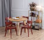 Chaises Rigby (lot de 2) Rouge bourgogne