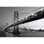 Fotobehang San Francisco - zwart / grijs / wit - 3,66cm x 2,54cm