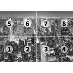 Fotobehang Midtown NY - zwart / grijs / wit - 3,66cm x 2,54cm