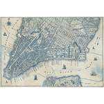 Vintage City Fototapete New York Map