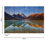Fototapete Magog Lake Canada Vlies - Mehrfarbig - Breite: 3.8 cm