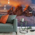 Fotobehang Alpen Bergen I vlies - 3,84cm x 2,6cm