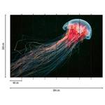 Fotomurale Medusa Tessuto non tessuto - Nero / Rosso / Blu - 3,84cm x 2,6cm