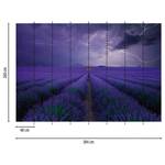 Fotobehang Field of Lavender vlies - 3,84cm x 2,6cm - Breedte: 3.8 cm