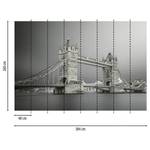 Fotobehang Tower Bridge London vlies - 3,84cm x 2,6cm