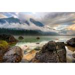 Fototapete Bergsee Natur Vlies - Mehrfarbig