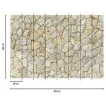 Papier peint Natural Stone Wall Intissé - 3,84 x 2,6 cm