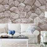 Papier peint Large Stone Wall Intissé - 3,84 x 2,6 cm