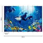 Fotobehang Delight of Life Orka vlies - 3,84cm x 2,6cm