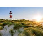 Fototapete Leuchtturm Strand Vlies - Mehrfarbig