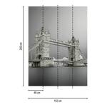 Papier peint Tower Bridge London Intissé - Blanc - 1,92 x 2,6 cm