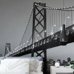 Fotobehang San Francisco Skyline vlies - zwart / wit - 1,92cm x 2,6cm