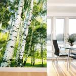 Papier peint Sunshine Forest Wald Intissé - Vert / Blanc / Marron - 1,92 x 2,6 cm