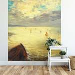 Fotobehang Delacroix The Sea vlies - geel / blauw / wit - 1,92cm x 2,6cm - Breedte: 1.9 cm