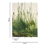 Papier peint Great Piece of Turf Intissé - Vert / Beige - 1,92 x 2,6 cm