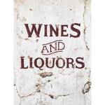 Fototapete Vini e Liquori Tessuto non tessuto - Beige / Rosso - 1,92cm x 2,6cm