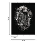 Fotobehang Lost in Cosmic Shades vlies - zwart / wit - 1,92cm x 2,6cm