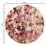 Fototapete Vintage Flower Pattern Vlies - Pink / Rosa / Beige