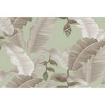 Papier peint Heliconia II Intissé mat - Gris / Vert - 4 x 2,7 cm - Non tissé mat