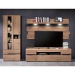 Parete attrezzata Moosic 3 Marrone - Materiale a base lignea - 287 x 197 x 47 cm