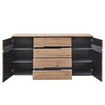 Sideboard Moosic Breite 165 cm Eiche Artisan Dekor / Graphit