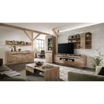 Ensemble meubles TV Tallard (3 éléments) Avec éclairage - Imitation chêne / Graphite
