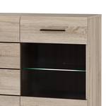 Dressoir Taradale met verlichting - Sonoma eikenhouten look