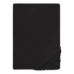 Feinjersey Spannbettuch 0077144 Baumwolle Jersey - Schwarz - 140-160 x 200 cm