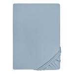 Feinjersey Spannbettuch 0077144 Baumwolle Jersey - Blau - 140-160 x 200 cm