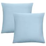 Taies d’oreiller 0077144 II (lot de 2) Jersey de coton - Bleu