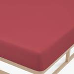 Drap housse en jersey fin 0077144 Jersey de coton - Marron rouille - 140 - 160 x 200 cm