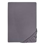 Drap housse en jersey fin 0077144 Jersey de coton - Gris argenté - 140 - 160 x 200 cm