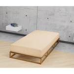 Drap-housse en flanelle 0002744 Coton - Beige - 140 - 160 x 200 cm