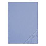 Feinbiber Spannbetttuch 0002744 Baumwolle - Blau - 140-160 x 200 cm