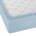 Drap-housse en flanelle 0002744 Coton - Bleu clair - 180-200 x 200 cm