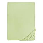 Drap housse en jersey fin 0077144 Jersey de coton - Vert pistache - 90-100 x 200 cm