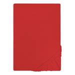 Drap housse en jersey 0077155 Jersey de coton - Rouge