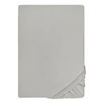 Lenzuolo con gli angoli 0077144 Jersey di cotone - Color grigio pallido - 180-200 x 200 cm