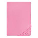 Drap housse en jersey fin 0077144 Jersey de coton - Rose foncé - 180-200 x 200 cm