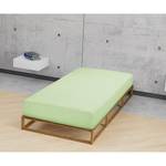 Drap-housse en flanelle 0002744 Coton - Vert pistache - 140 - 160 x 200 cm