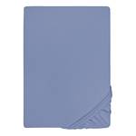 Drap housse en jersey élastique 0077866 Coton / Élasthanne - Bleu - 90-100 x 200-220 cm