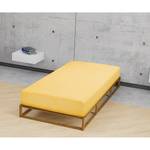 Drap housse en jersey élastique 0077866 Coton / Élasthanne - Jaune - 90-100 x 200-220 cm