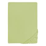 Drap housse en jersey élastique 0077866 Coton / Élasthanne - Vert pistache - 90-100 x 200-220 cm