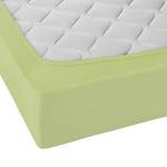 Drap housse en jersey élastique 0077866 Coton / Élasthanne - Vert pistache - 90-100 x 200-220 cm