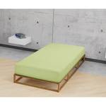 Drap housse en jersey élastique 0077866 Coton / Élasthanne - Vert pistache - 180-200 x 200-220 cm