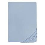 Feinjersey Spannbettuch 0077144 Baumwolle Jersey - Eisblau - 90-100 x 200 cm