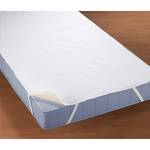 Protège-matelas en molleton 0809600 Coton / Pellicule de polyuréthane/polypropylène - Blanc - 180 x 200 cm