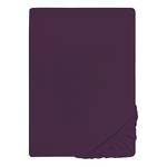 Drap housse en jersey élastique 0077866 Coton / Élasthanne - Violet foncé - 90-100 x 200-220 cm