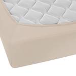 Fijnjersey hoeslaken 0077144 katoen jersey - Beige - 180-200x200cm