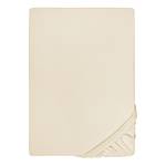 Drap housse en jersey élastique 0077866 Coton / Élasthanne - Beige - 140 - 160 x 200-220 cm